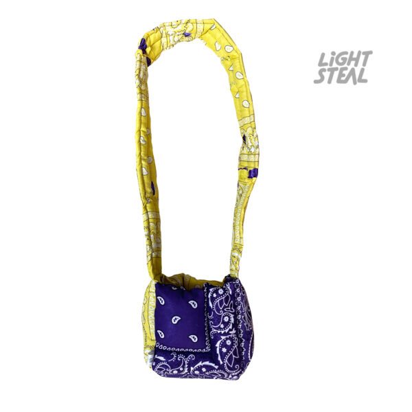 Puffyit Bag Bandana Ripped Multi (Purple/Yellow)