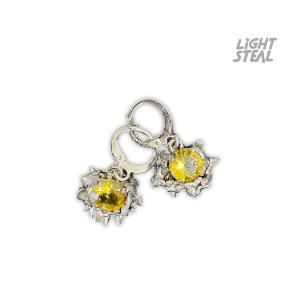 Daedra Earrings Yellow Lovely Death Dreams