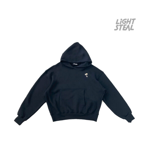 Hoodie Black Diagonale In Einem Atem