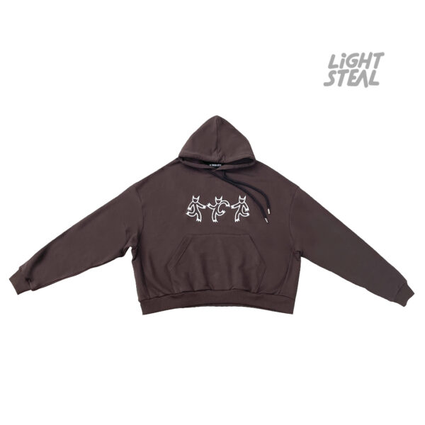 Demon Hoodie Brown In Einem Atem