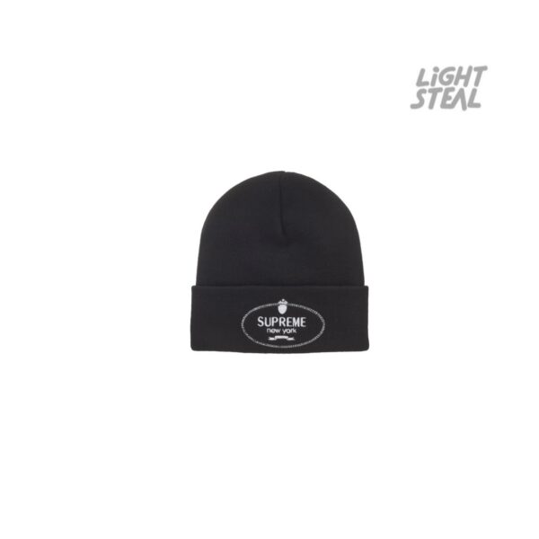 Supreme Beanie Crest Black